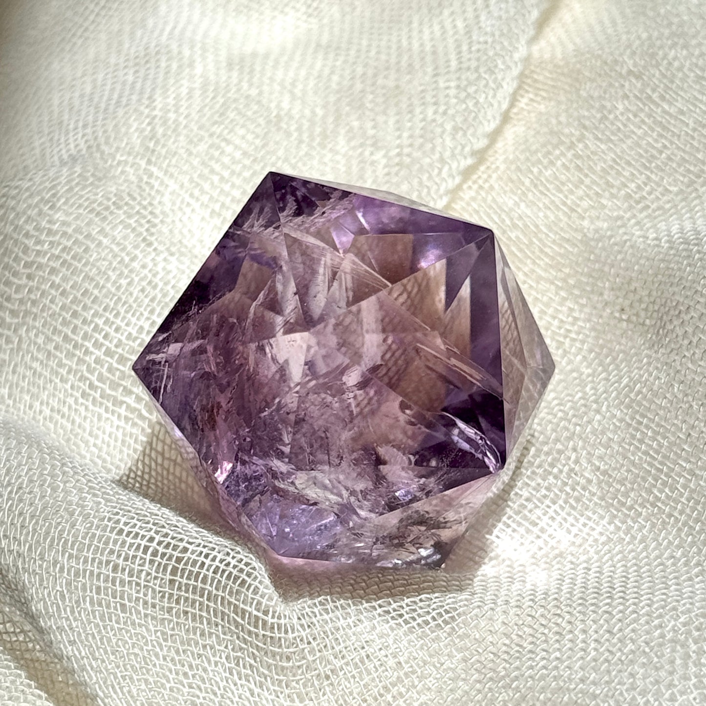 Ametrine 60-sided | Polyhedron