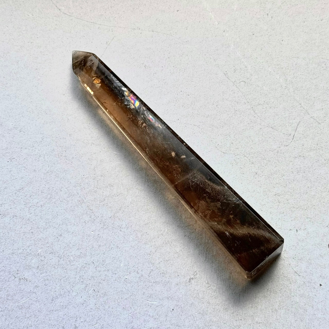 Rainbow Smoky Quartz Tower D