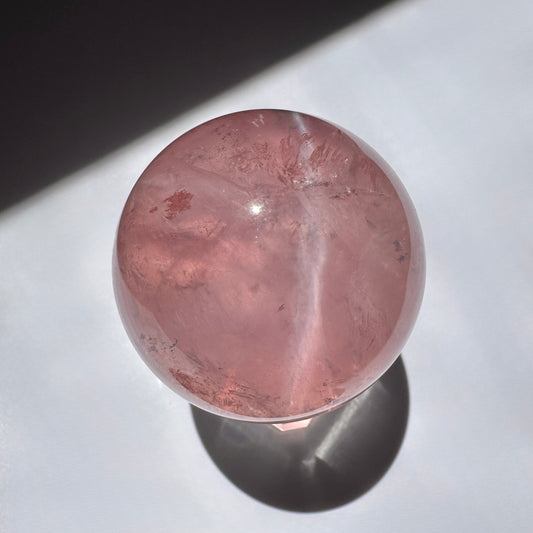 ローズクォーツスフィア c 31mm モザンビーク産