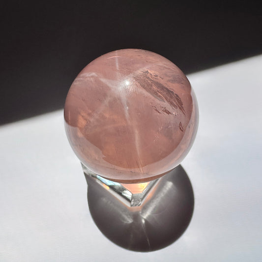 ローズクォーツスフィア b 34mm モザンビーク産