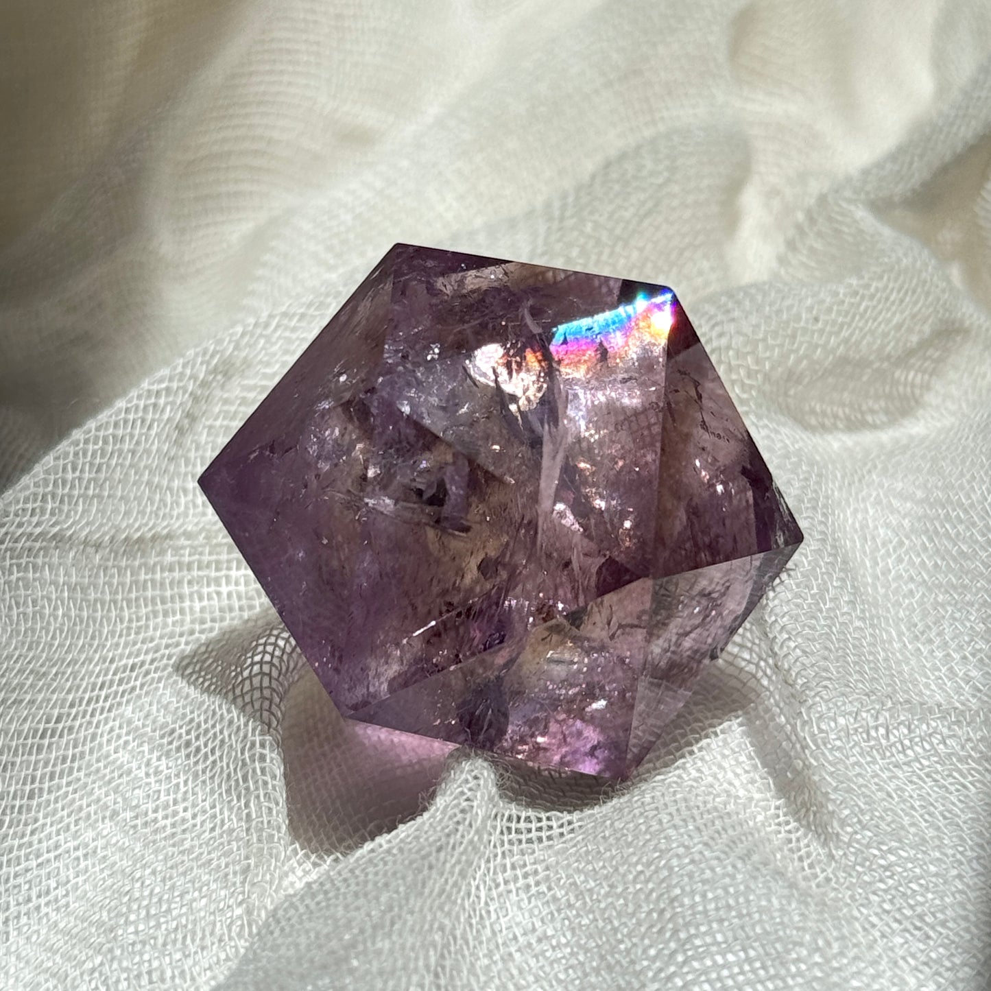 Ametrine Icosahedron | Polyhedron |