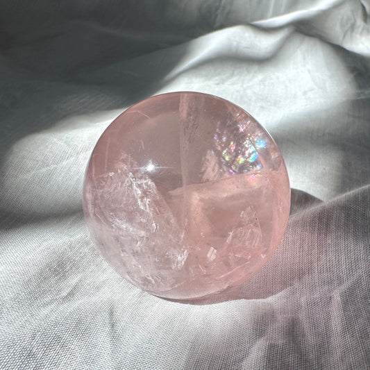 ブラジル産スターローズクォーツスフィア47mm
