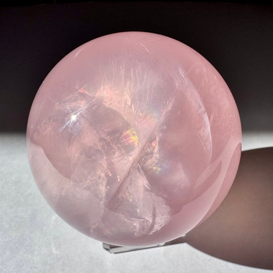 ローズクォーツスフィア A60mm モザンビーク産