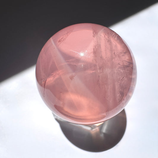 ローズクォーツスフィアa 35mm モザンビーク産
