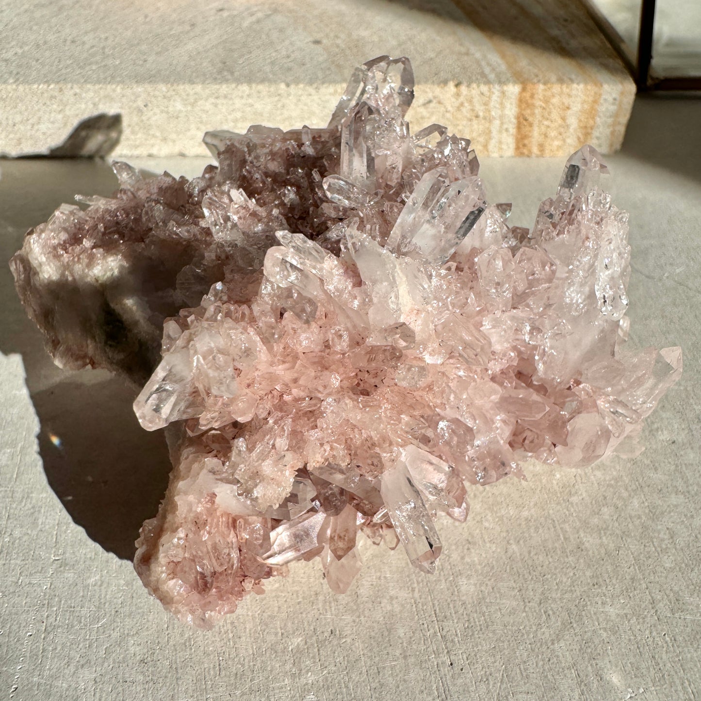 Rose pink Lemurian Quartz