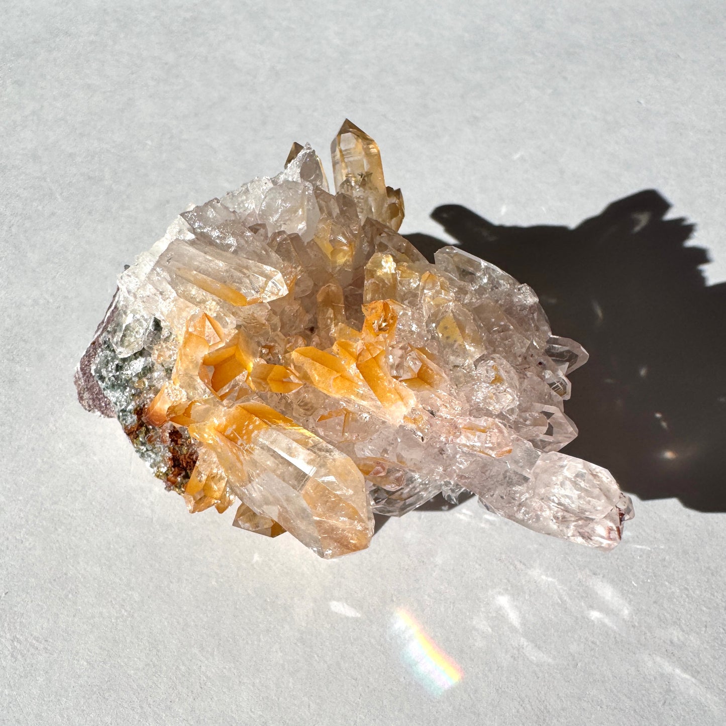 Pink Lemurian Mango Quartz
