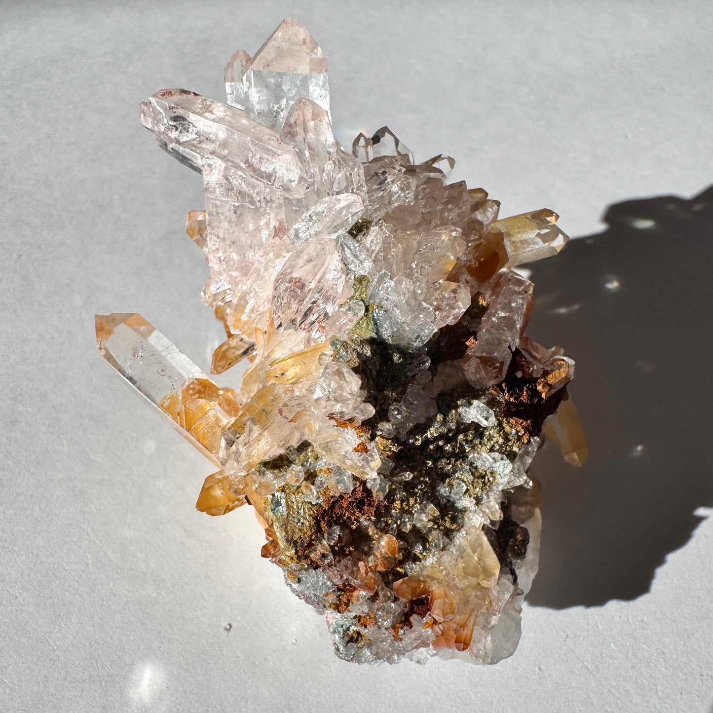 Pink Lemurian Mango Quartz
