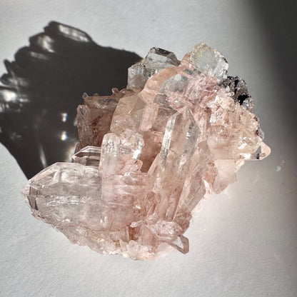 Pink Lemurian Farden Quartz j