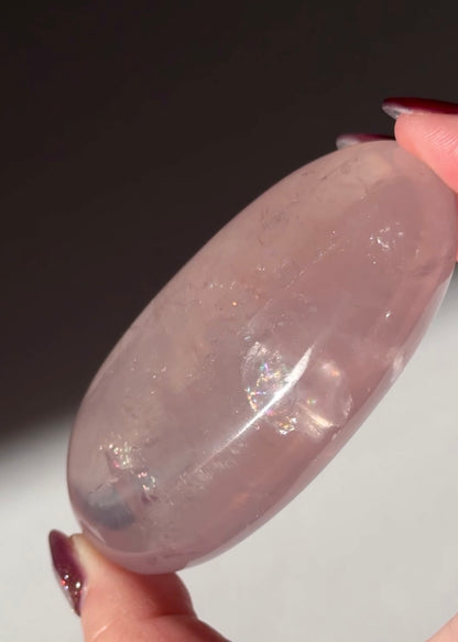 Star Rose Quartz Palm 16