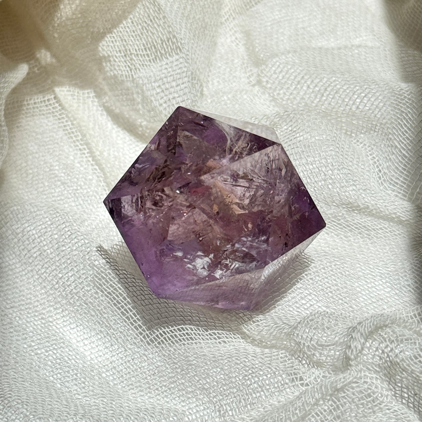 Ametrine Icosahedron | Polyhedron |