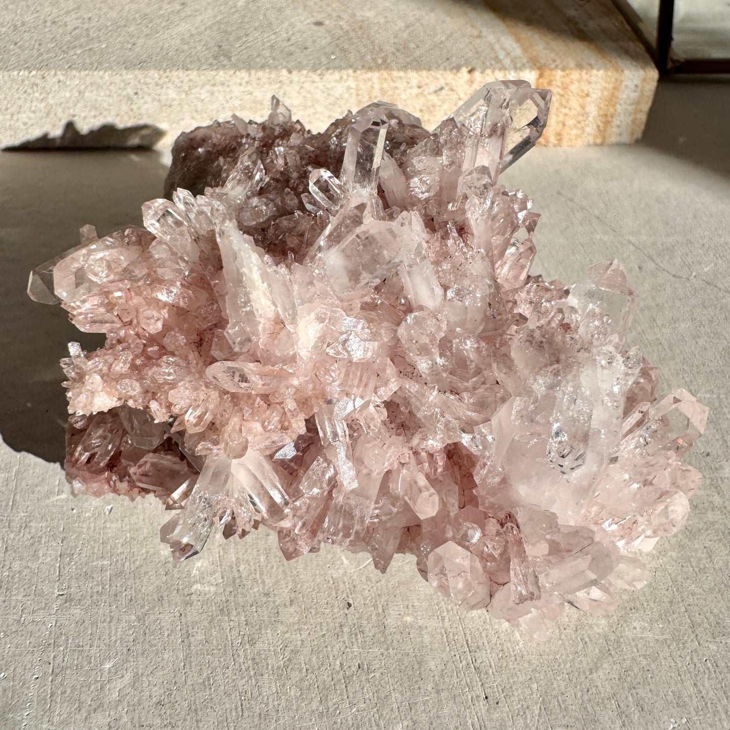 Rose pink Lemurian Quartz