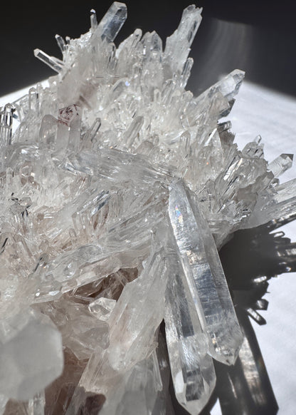 Blue Smoke Pink Lemurian Quartz F