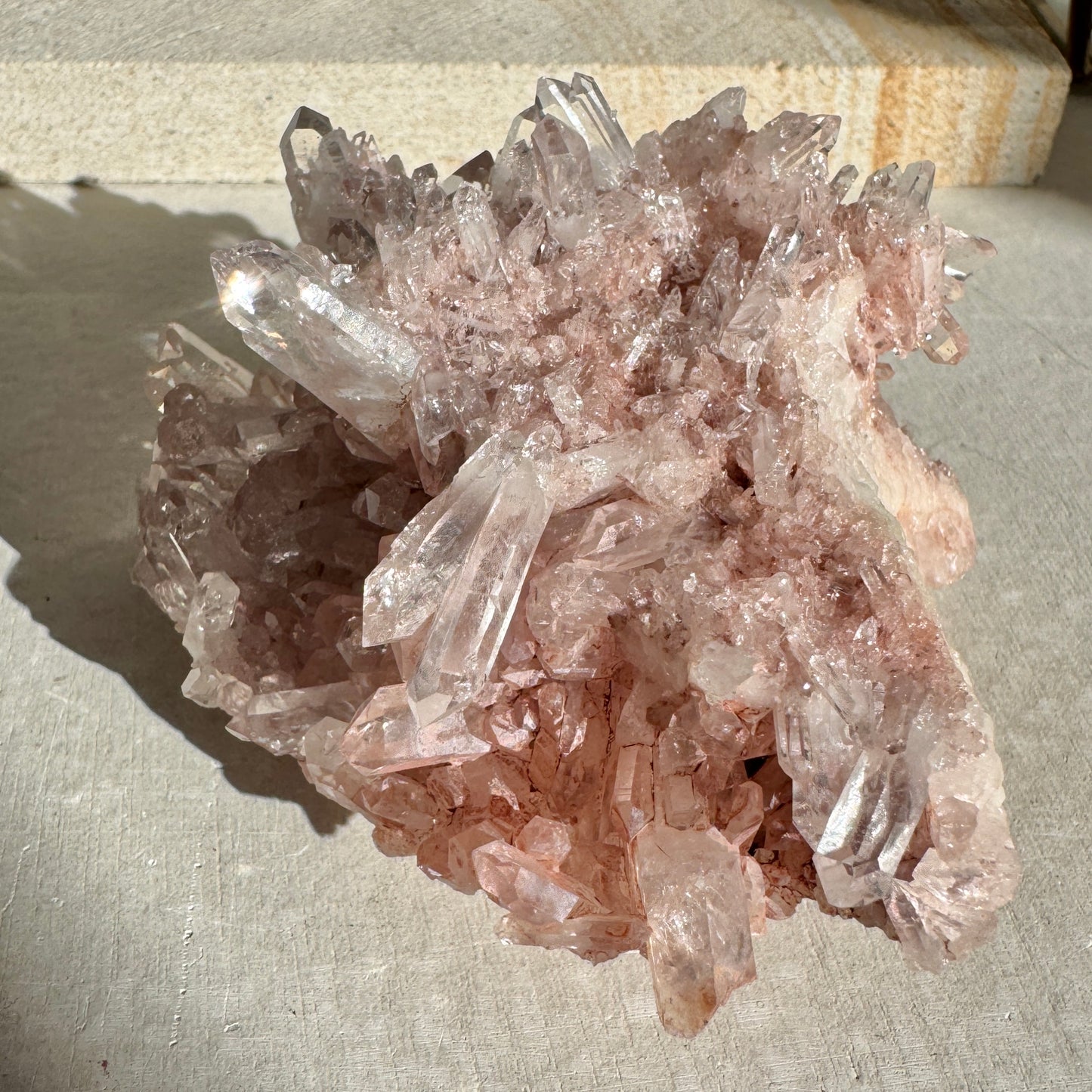 Rose pink Lemurian Quartz