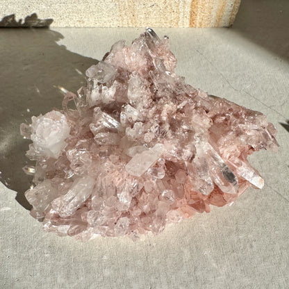 Rose pink Lemurian Quartz