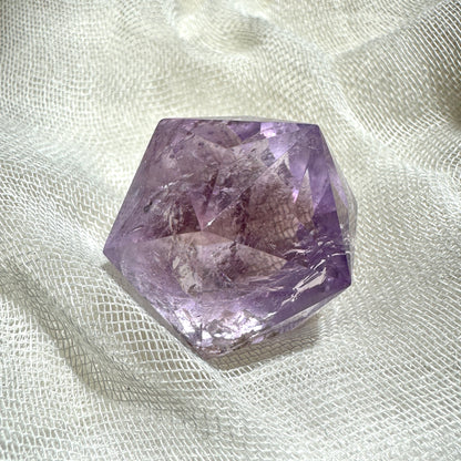 Ametrine 60-sided | Polyhedron | Light Color