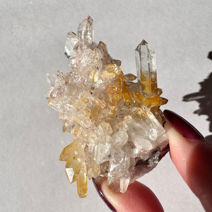 Pink Lemurian Mango Quartz