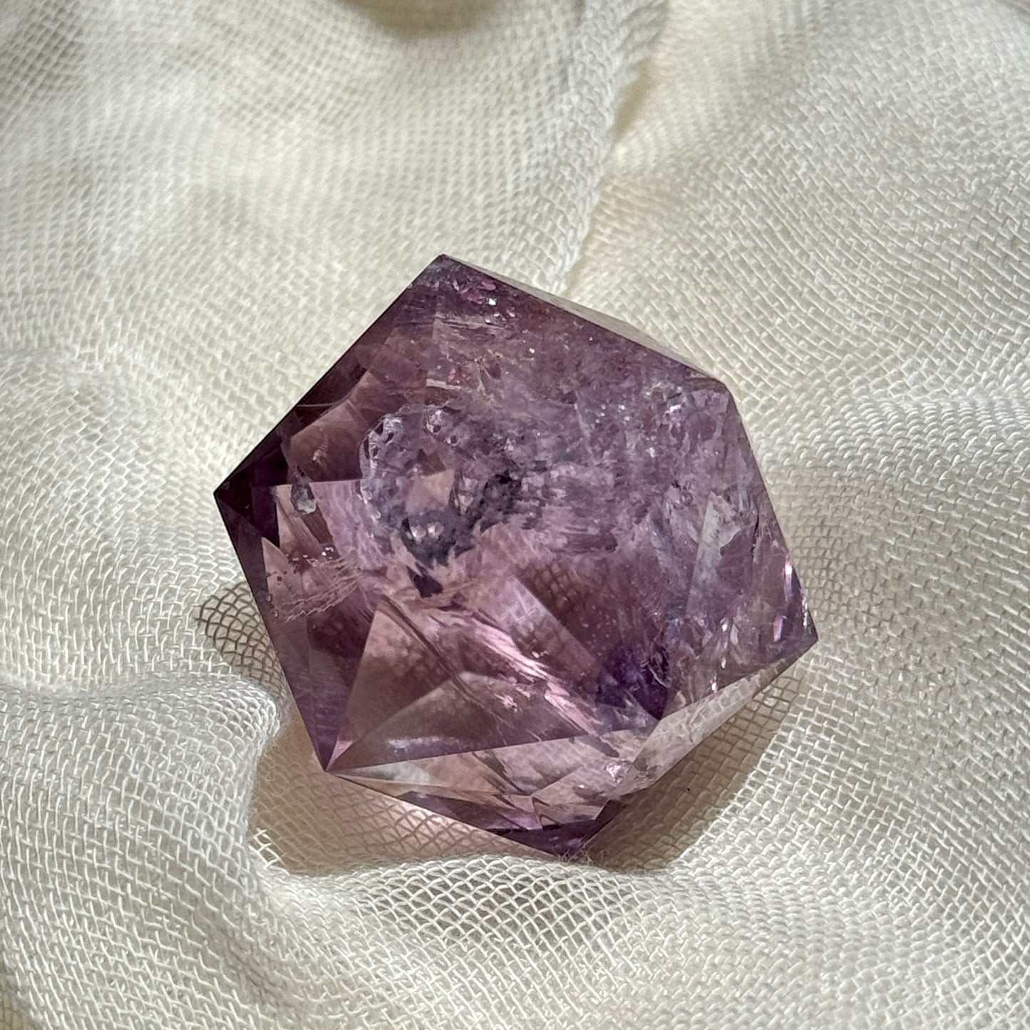 Ametrine 60-sided | Polyhedron