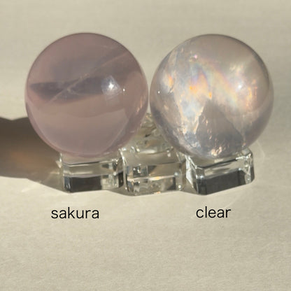 ローズクォーツスフィア sakura