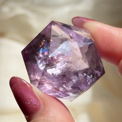 Ametrine 60-sided | Polyhedron