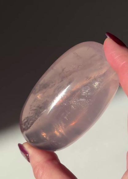 Star Rose Quartz Palm