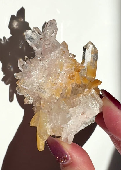 Pink Lemurian Mango Quartz