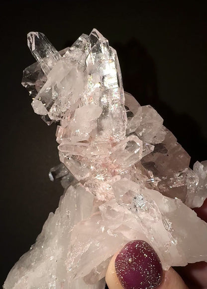 Pink Lemurian Quartz d2411