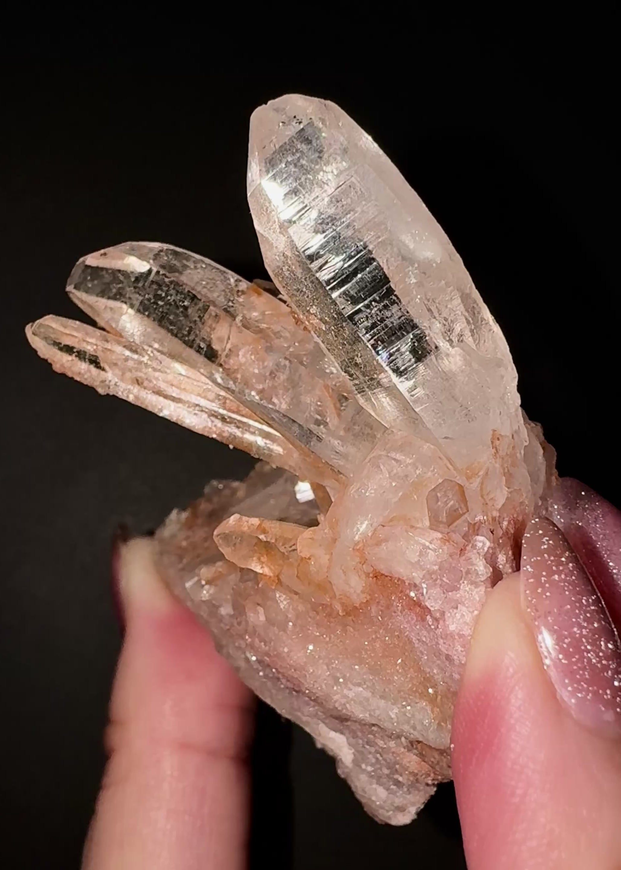 ピンクヒマラヤンクォーツE77 – la lune rose