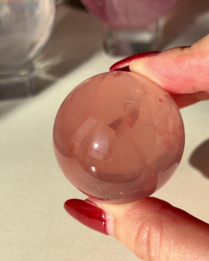 ローズクォーツスフィア peach