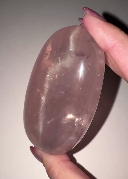 Star Rose Quartz Palm 16