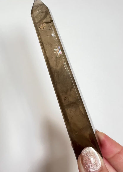 Rainbow Smoky Quartz Tower D