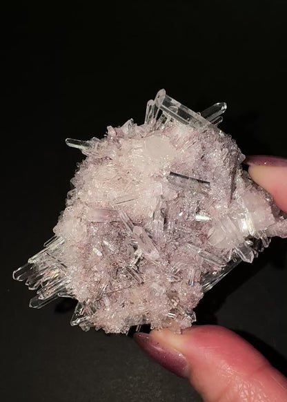 Pink Lemurian Needle Quartz C