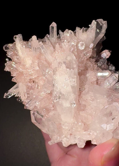 Rose pink Lemurian Quartz