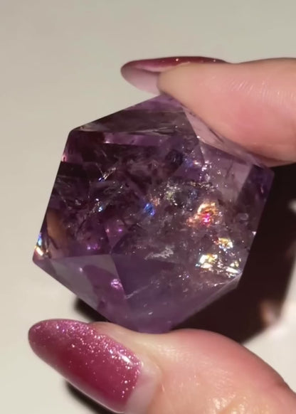 Ametrine Icosahedron | Polyhedron |