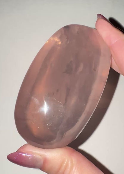 Star Rose Quartz Palm