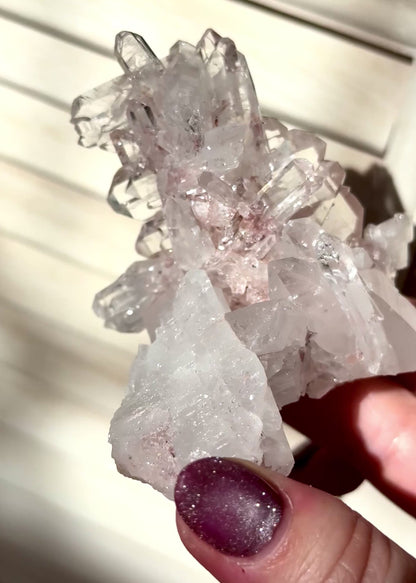 Pink Lemurian Quartz d2411