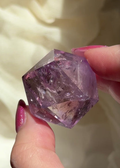 Ametrine Icosahedron | Polyhedron |