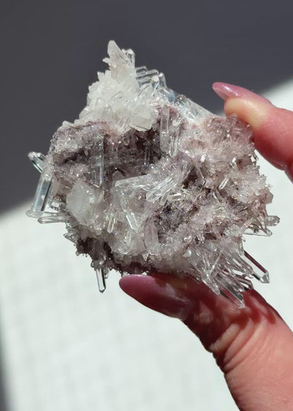 Pink Lemurian Needle Quartz C