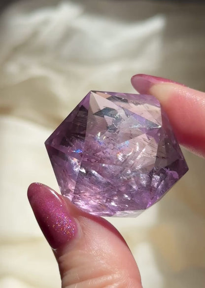 Ametrine 60-sided | Polyhedron