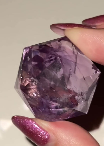 Ametrine 60-sided | Polyhedron